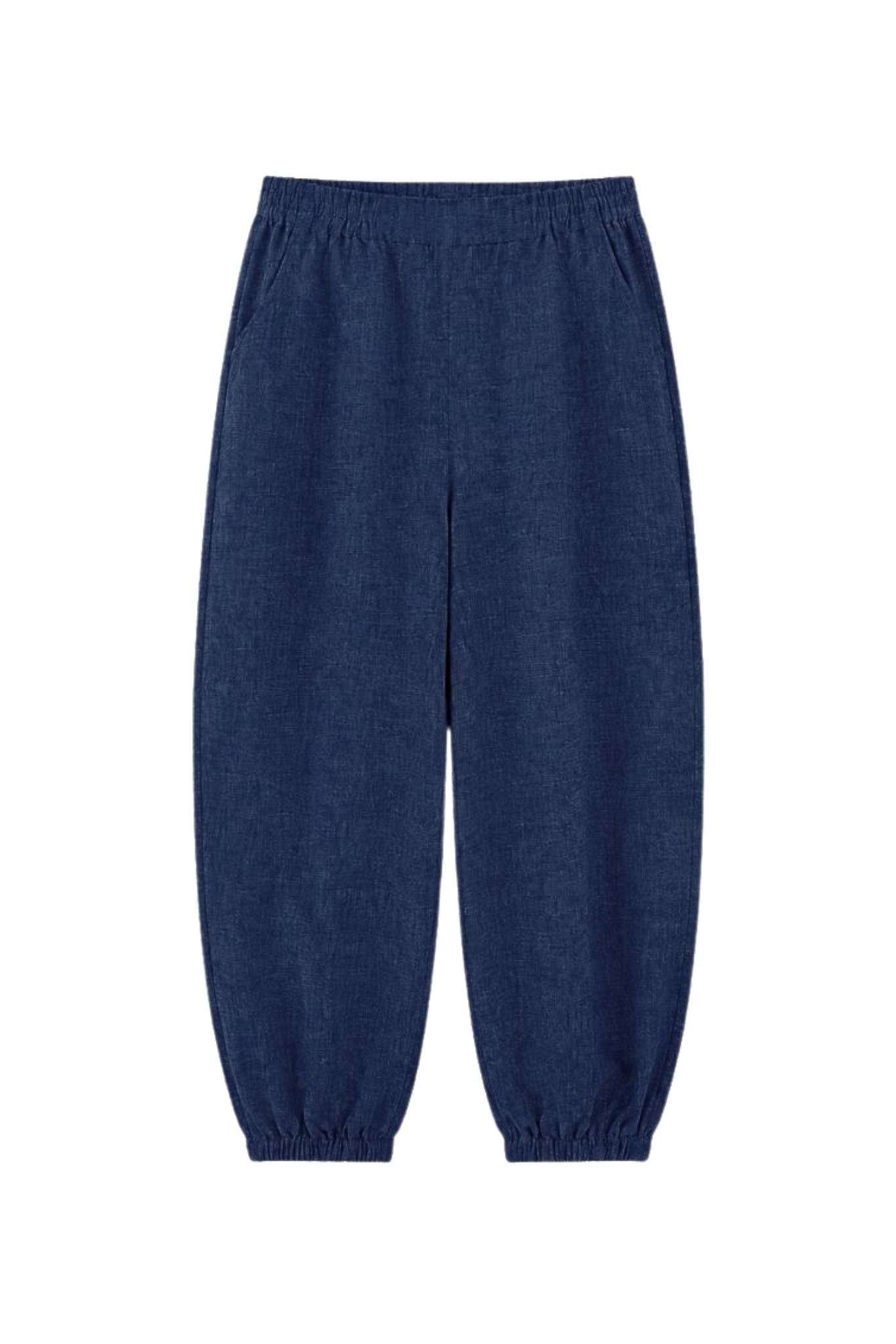 Irene Linen Cropped Jogger