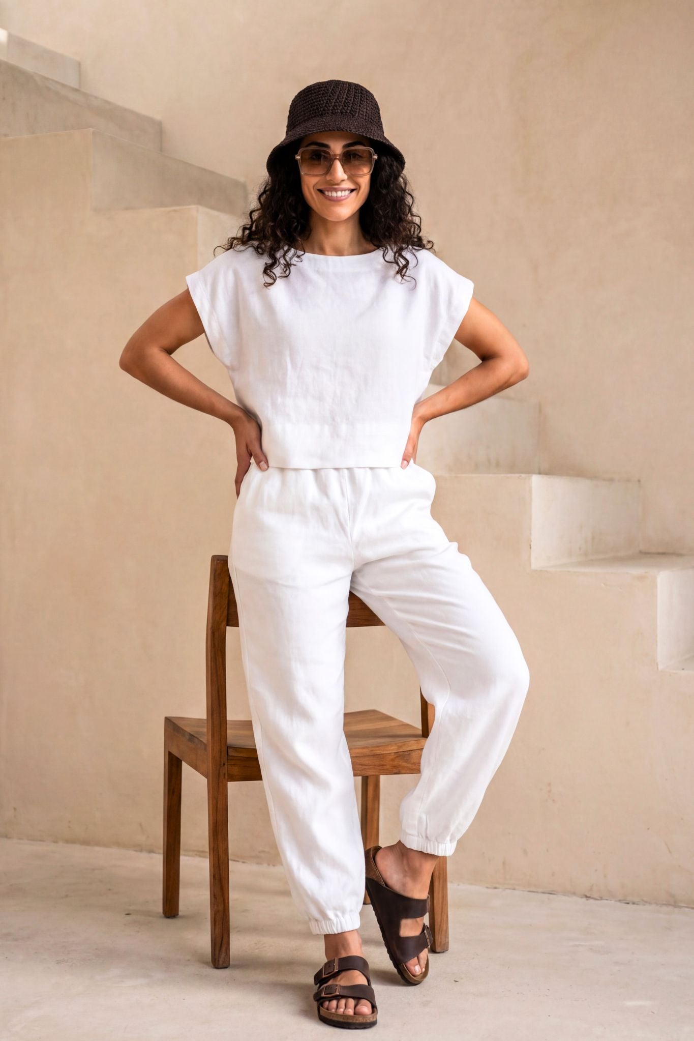 SERRA + IRENE JOGGER LINEN SET