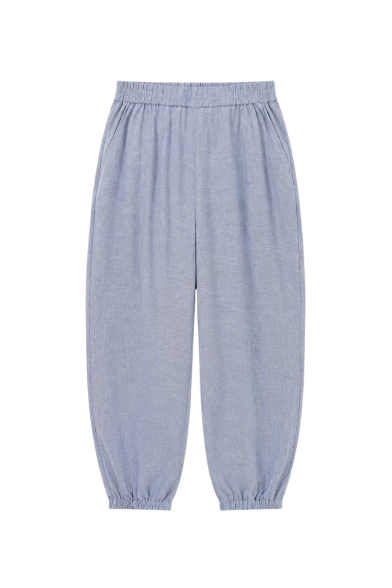 Irene Linen Cropped Jogger