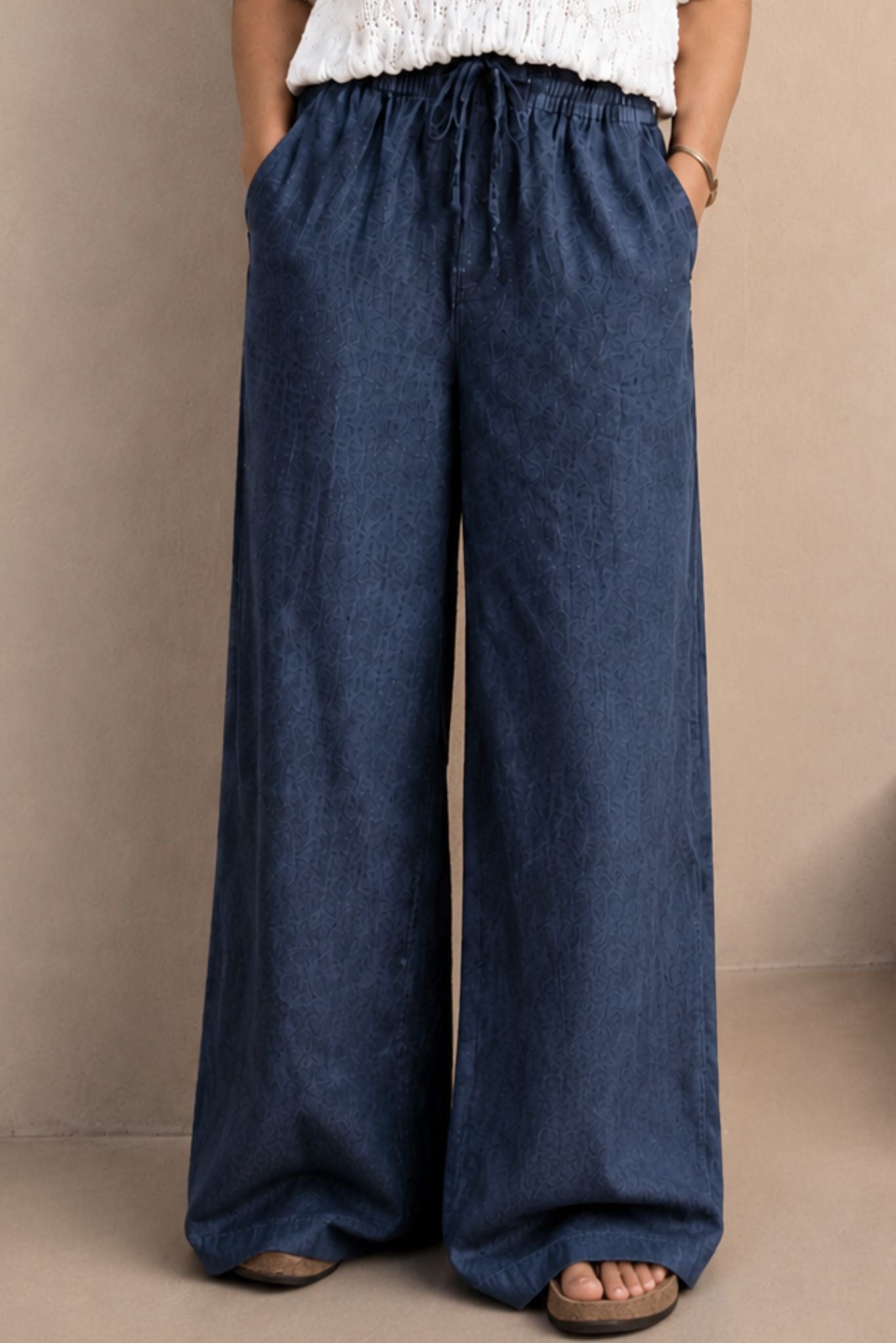 Ravello Wide Leg Linen Pant