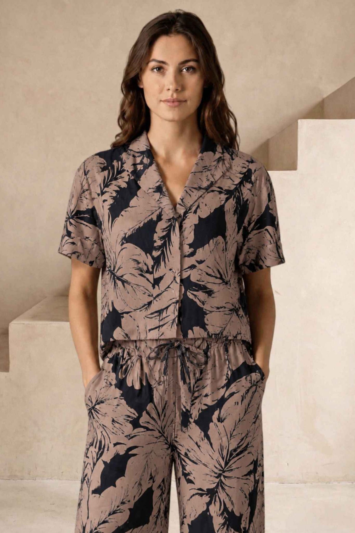 Eugenia Short Sleeve Linen Shirt