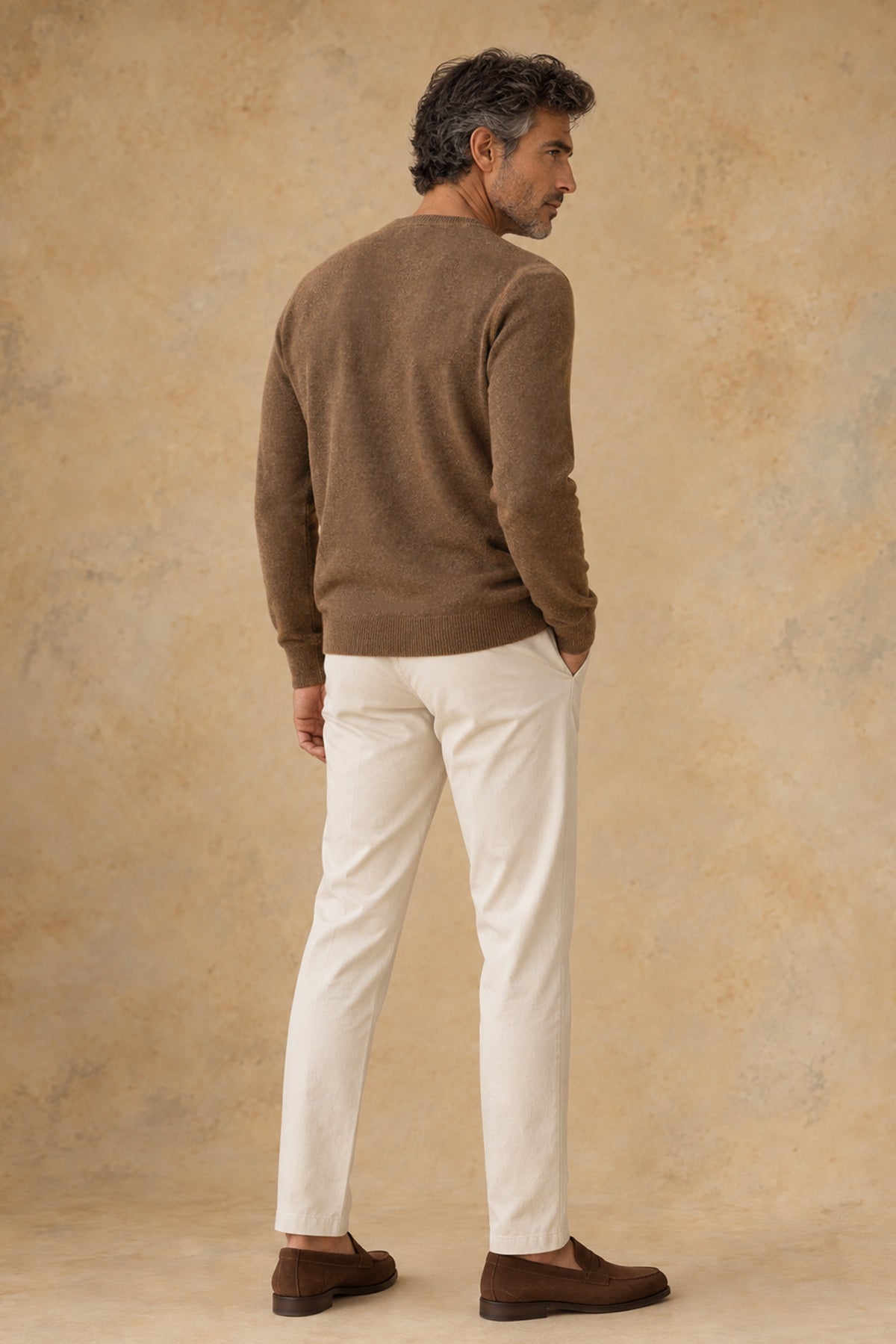 Rudolfo Men's Cashmere V Neck