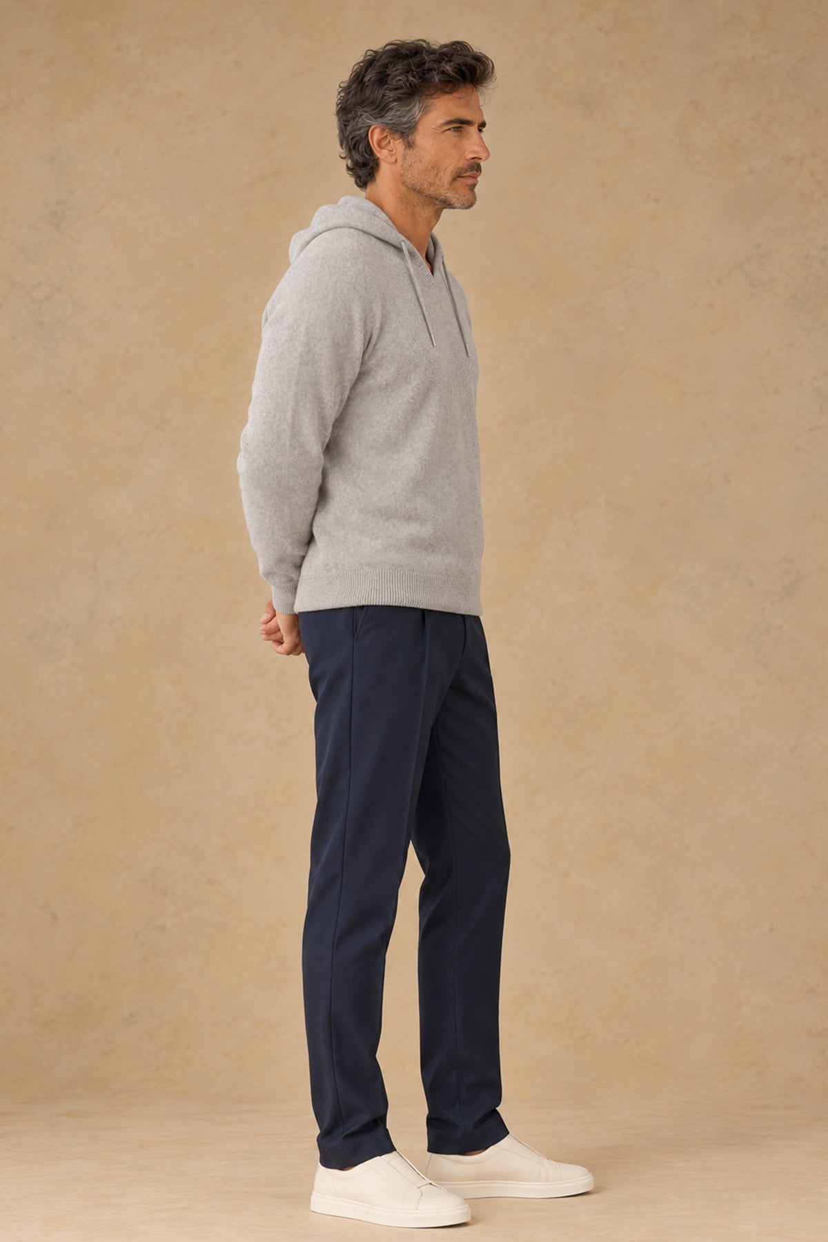 Alfred 2111 Men's Cotton Single Pleat Tapered Fit Pant