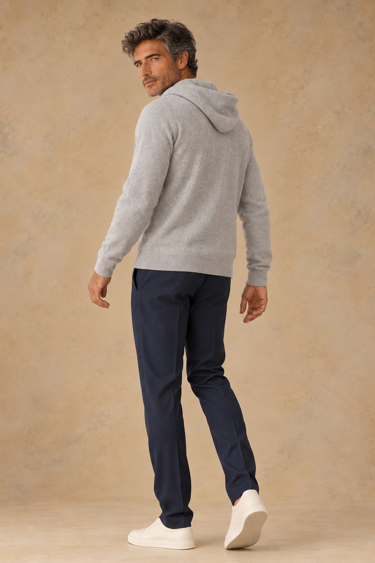 Alfred 2111 Men's Cotton Single Pleat Tapered Fit Pant