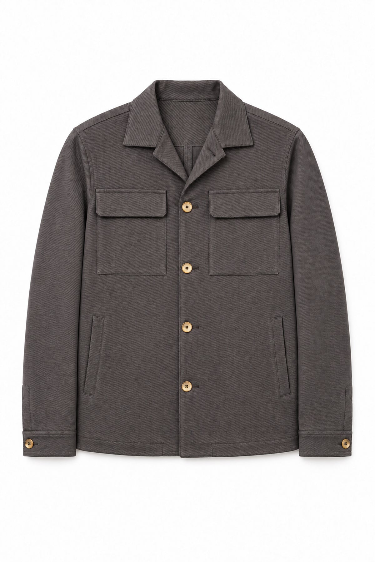 Aspen 10660 Vallorani Men's Wool overshirt Brown