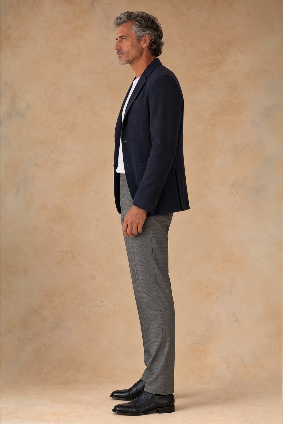 Otto 11720 Men's Wool Flat Front Slightly Tapered Leg Pant
