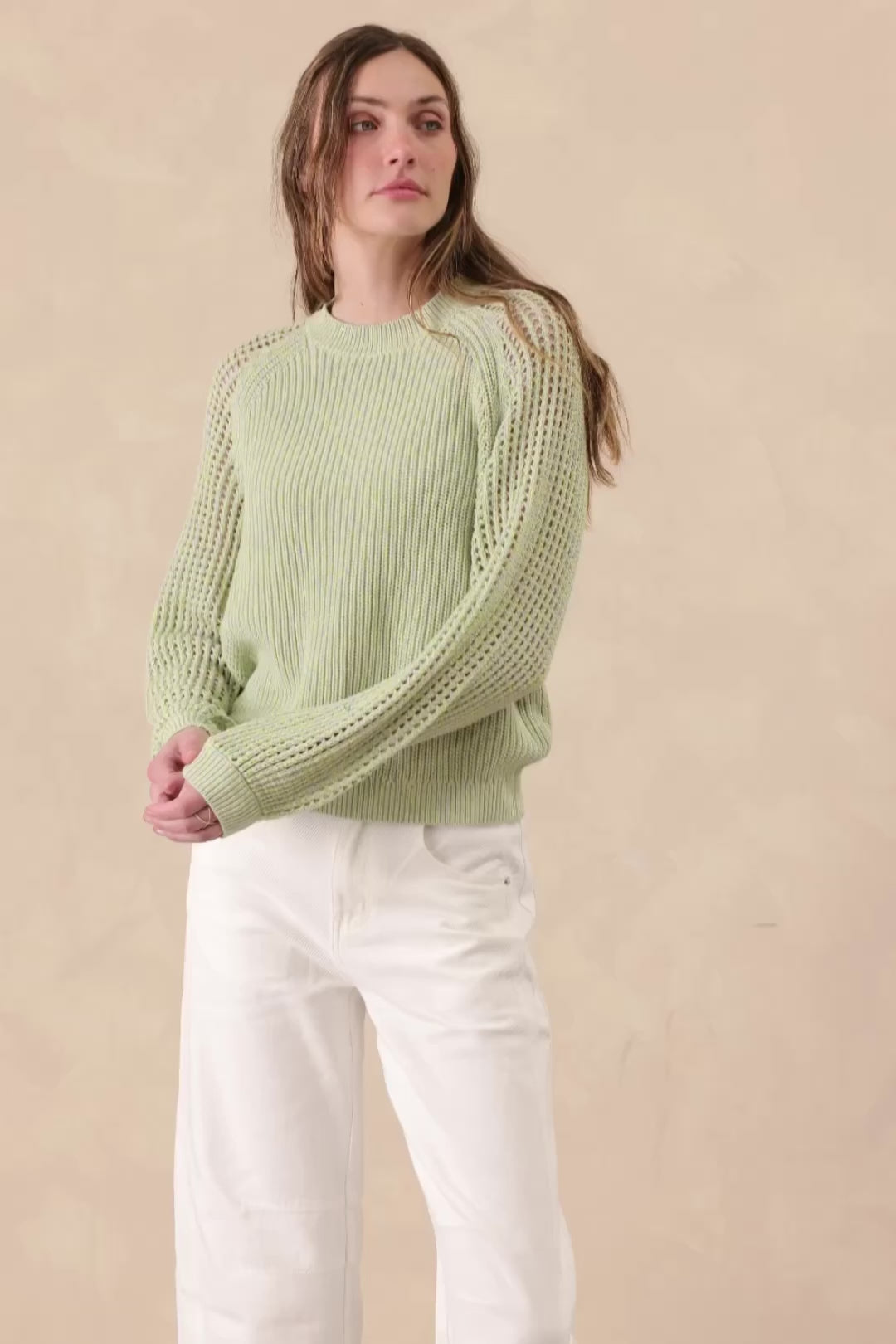Raven Marled Cotton Cardigan