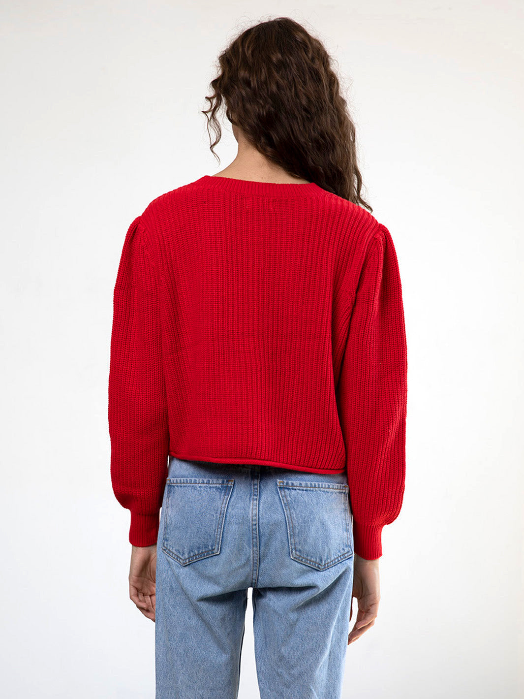 Valentine Cotton Cut Out Heart Sweater