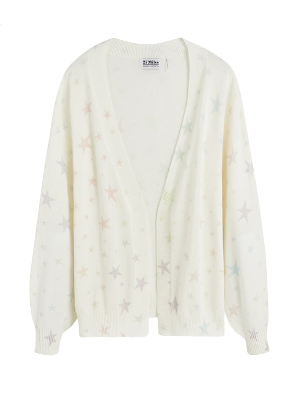 Ruby Star Print Cardigan