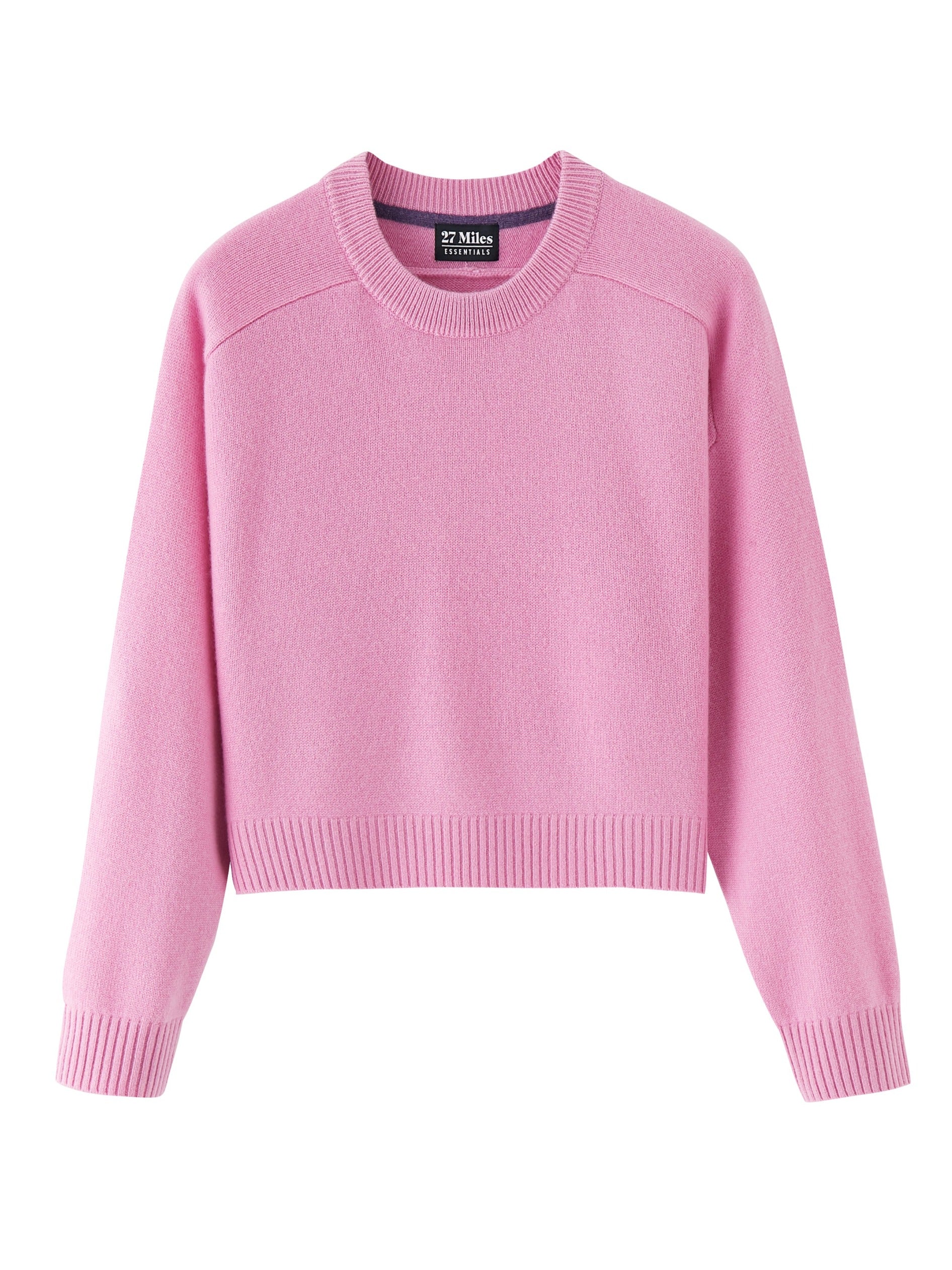 Iliana Cashmere Boxy Crewneck