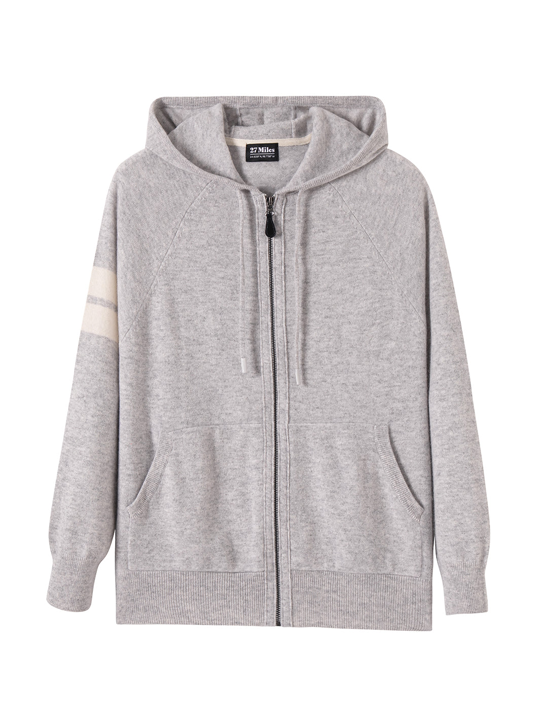 Zuma Men's Cashmere Zip Hoodie