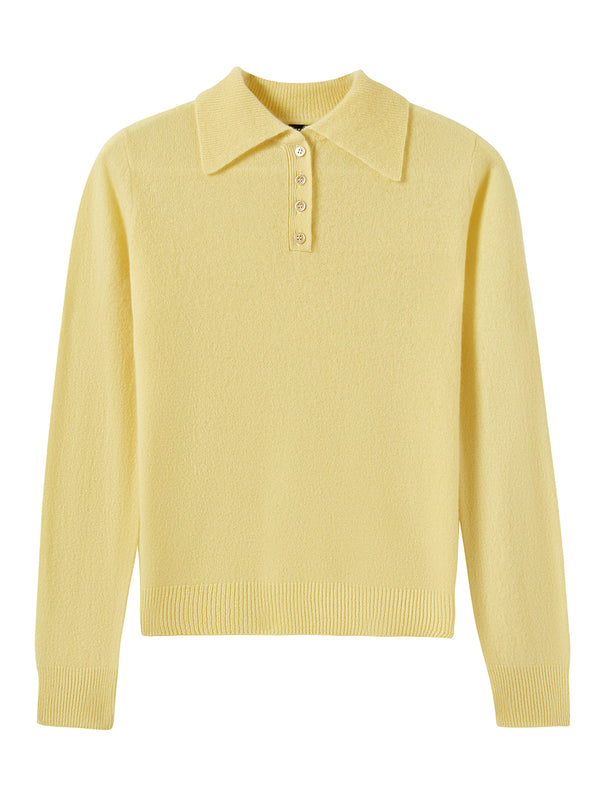 Pina Collar Cashmere Pullover