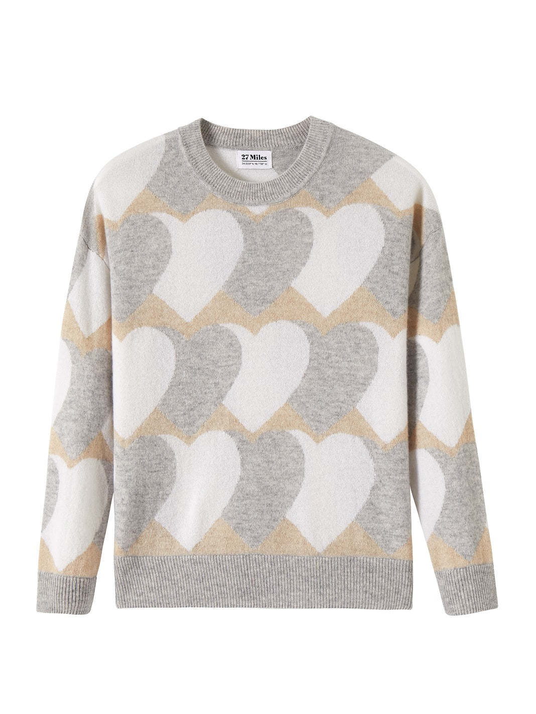 Florenz Heart Cashmere Sweater