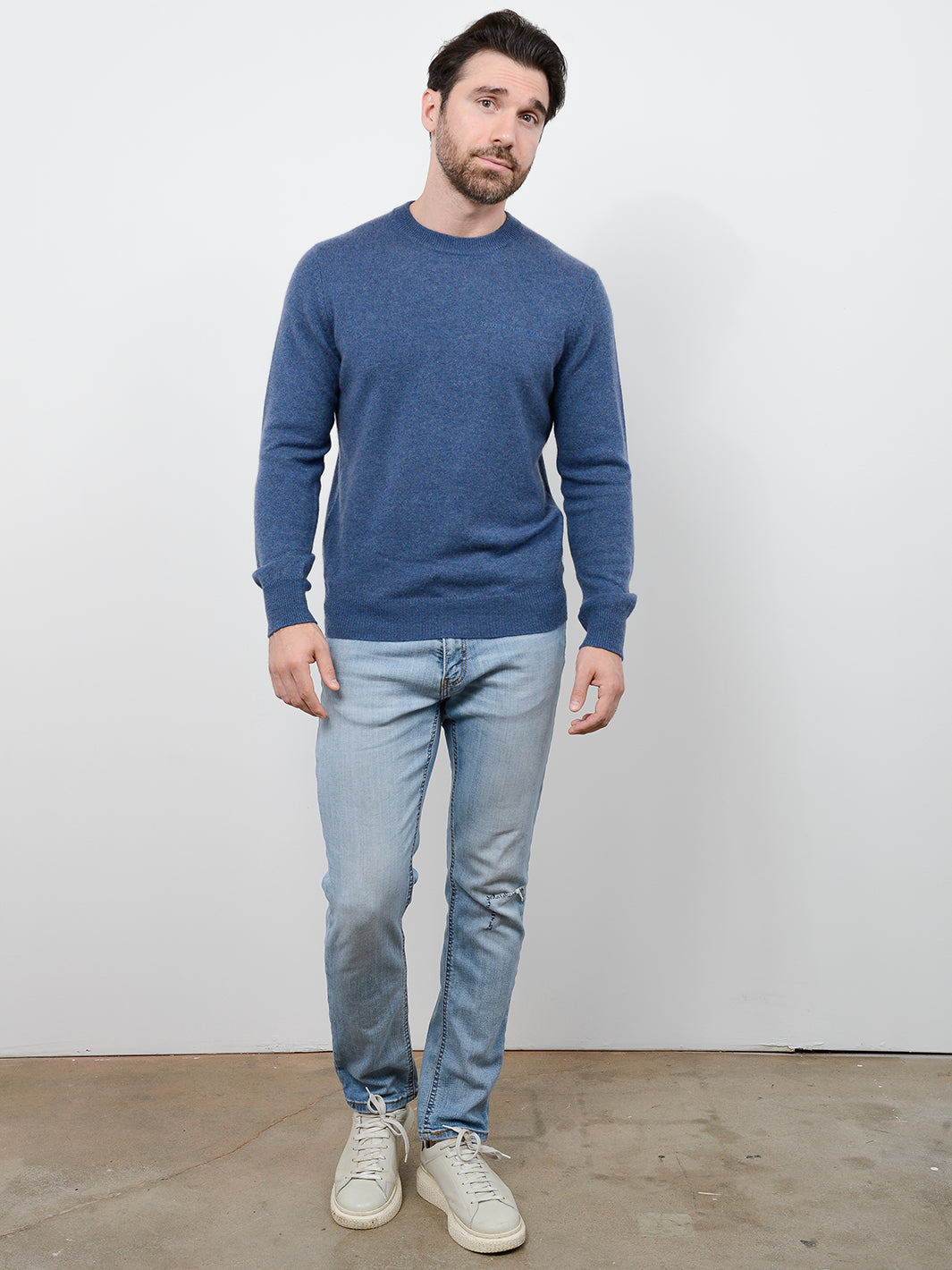 County Men's Cashmere Crewneck