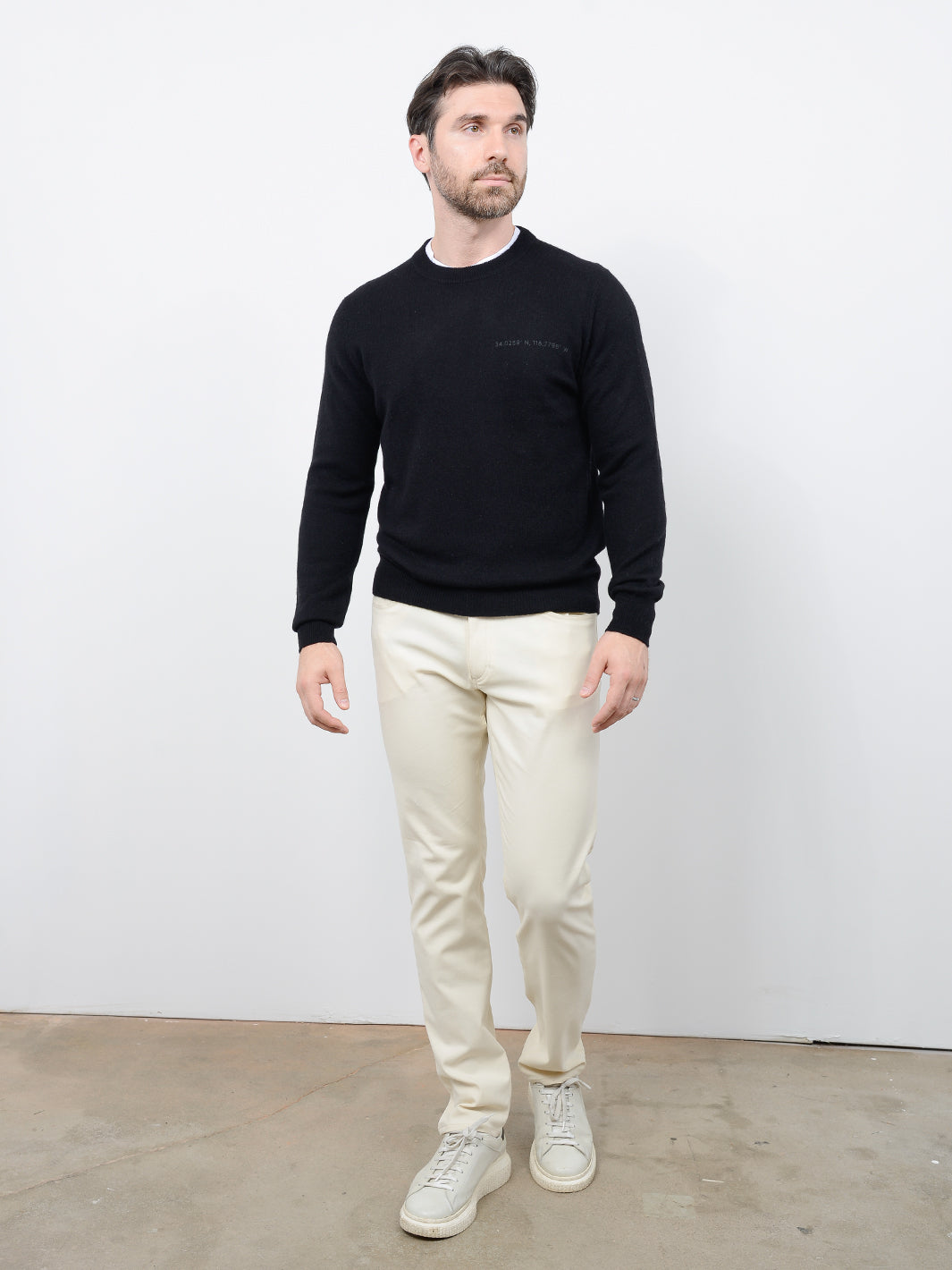 County Men's Cashmere Crewneck