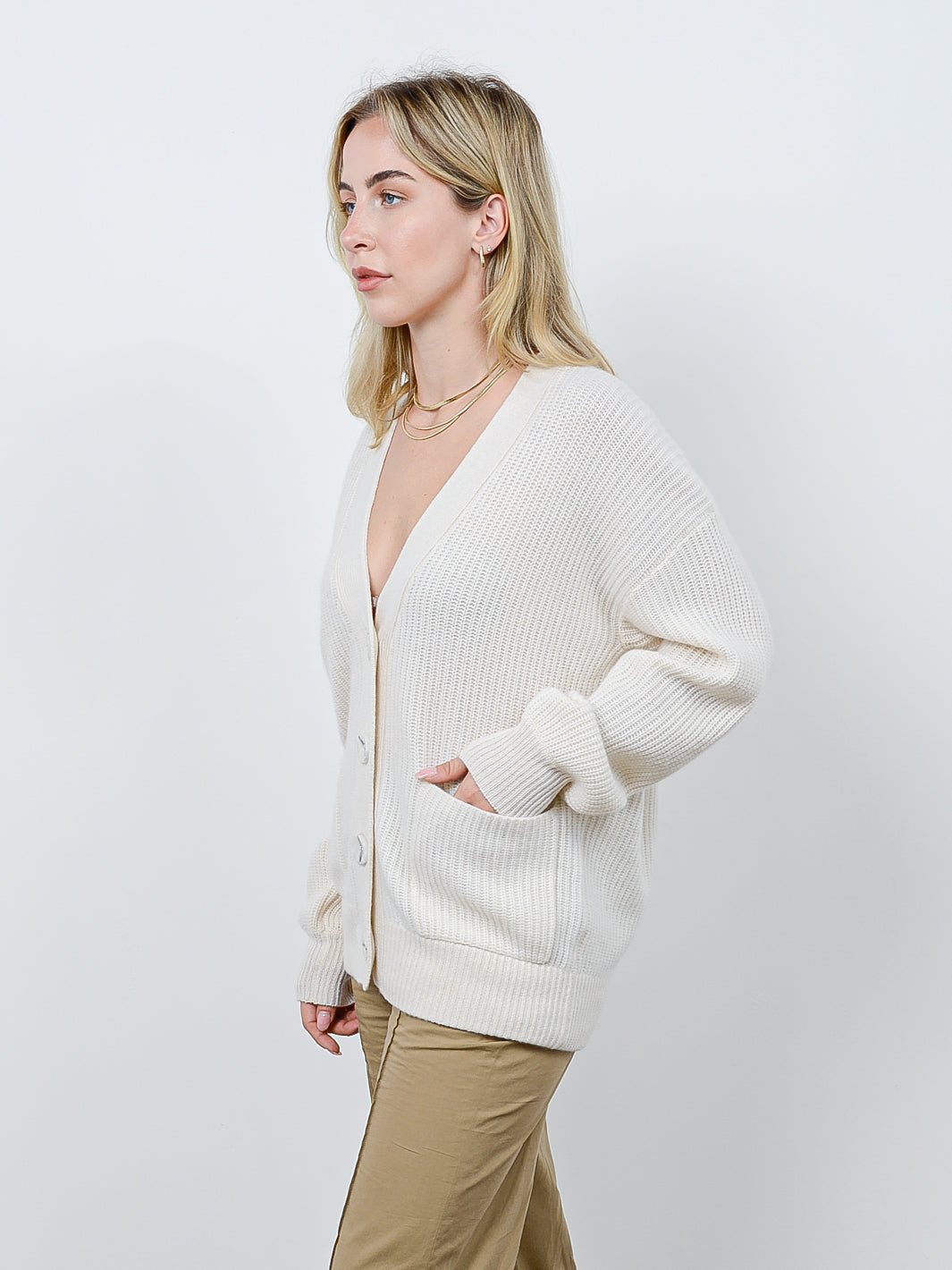 Kamira Cashmere Oversized Cardigan