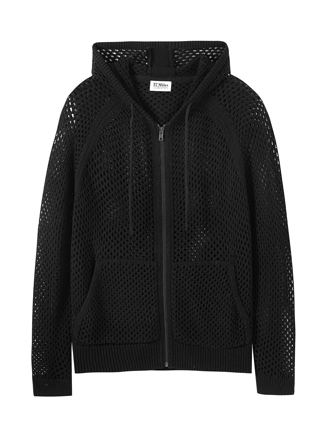 Georgina Women's Cotton Mesh Zip Hoodie
