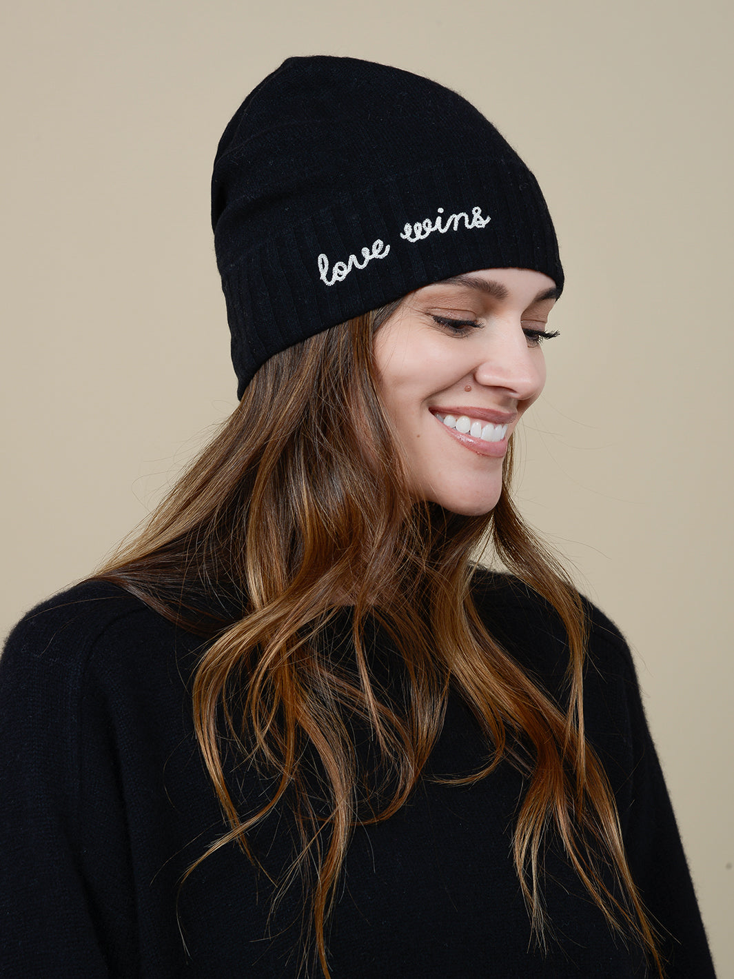 Love Wins Women's Cashmere Beanie