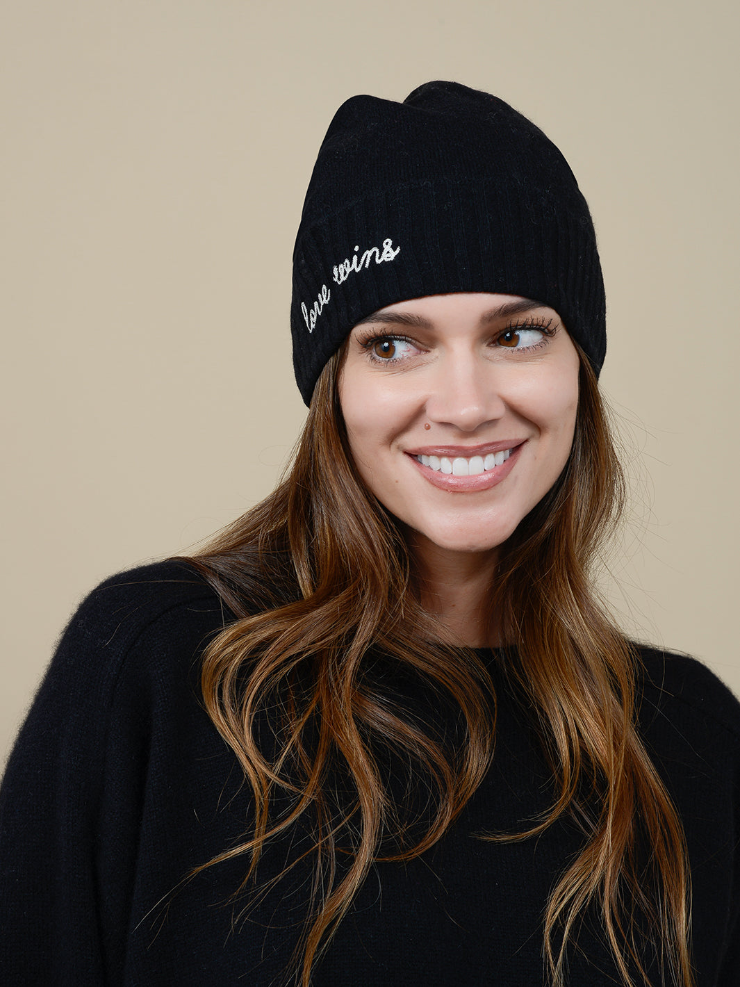 Love Wins Women's Cashmere Beanie