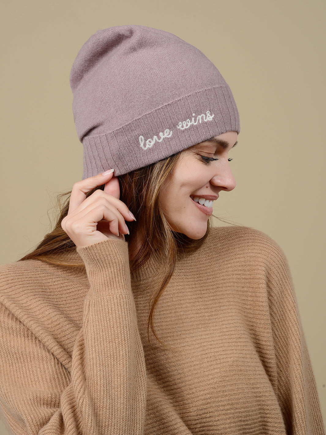 Love Wins Women's Cashmere Beanie