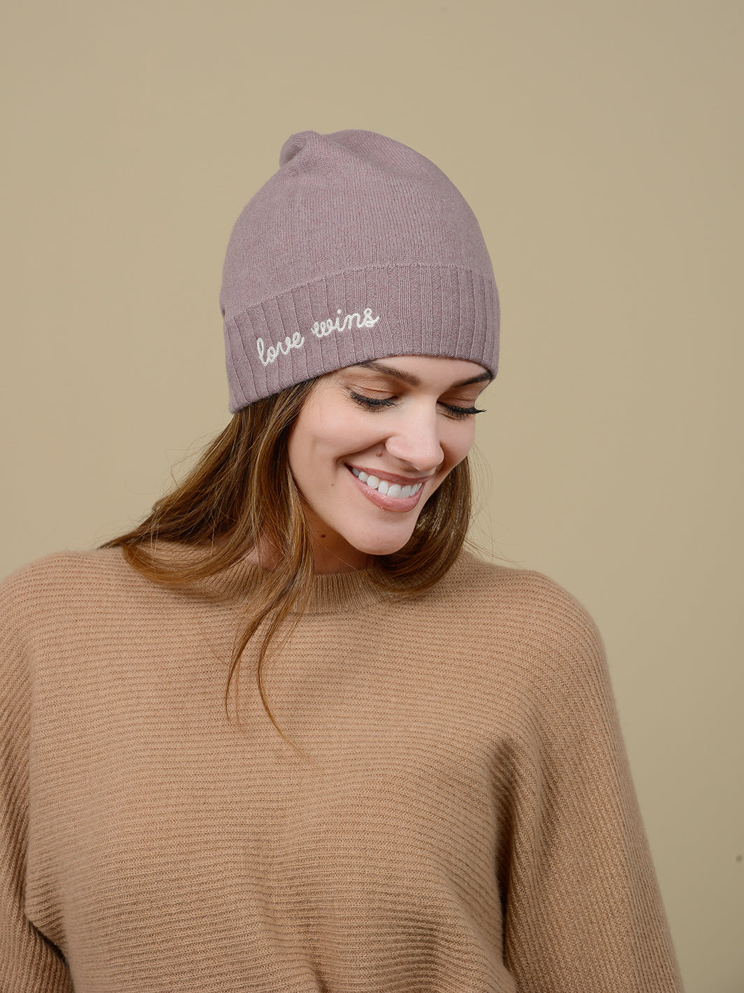 Love Wins Women's Cashmere Beanie