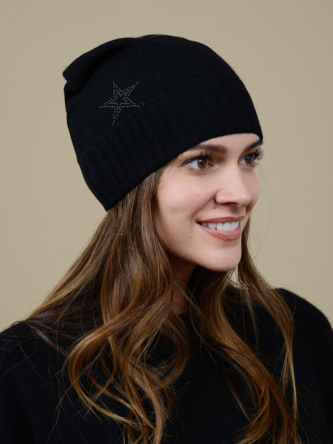 Star Women's Cashmere Beanie