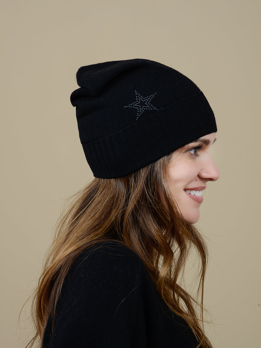 Star Women's Cashmere Beanie