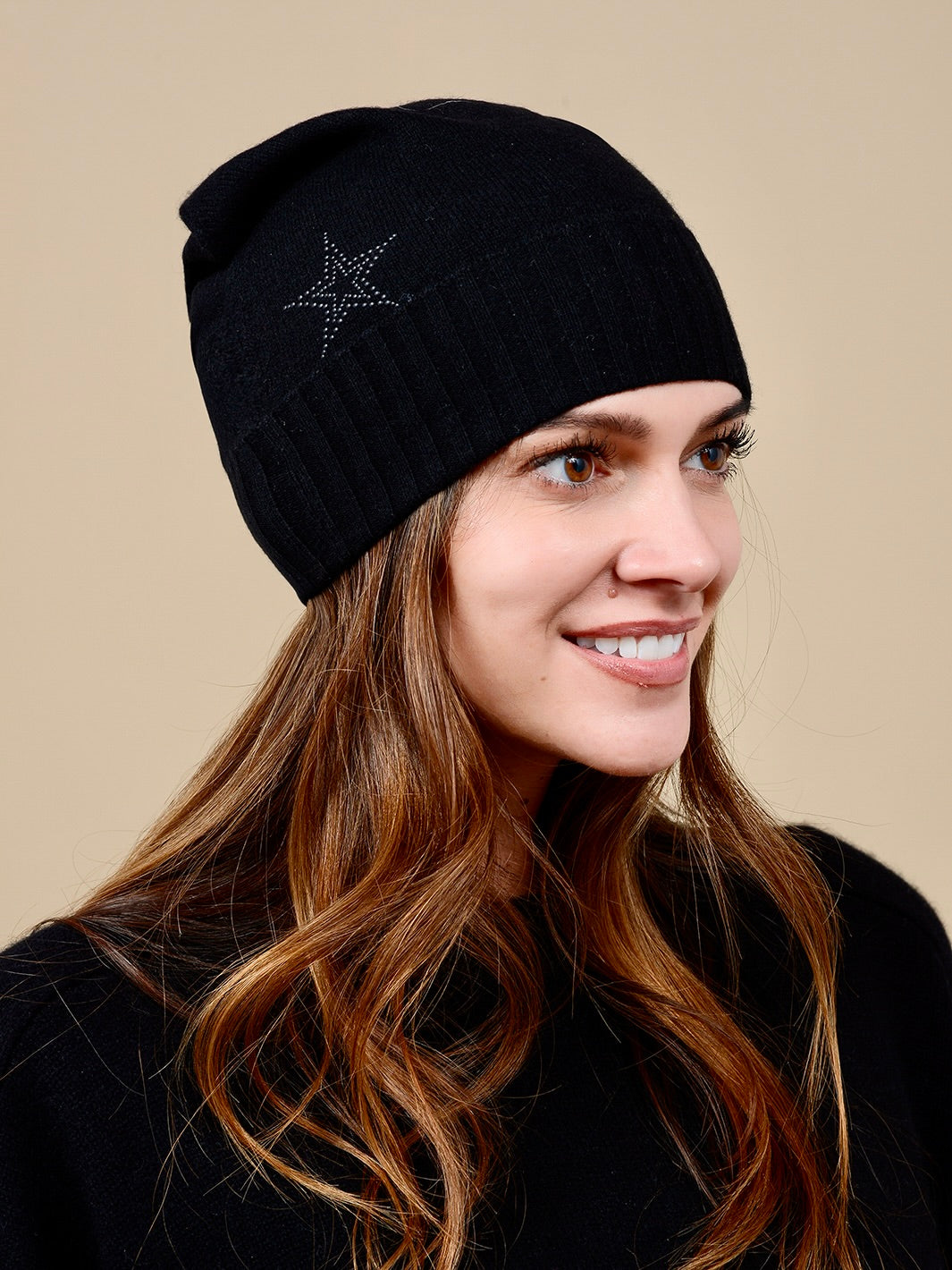 Star Women's Cashmere Beanie