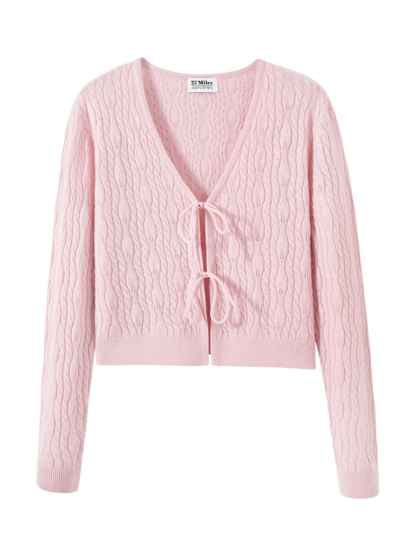 Rosaria Cropped Cashmere Cardigan