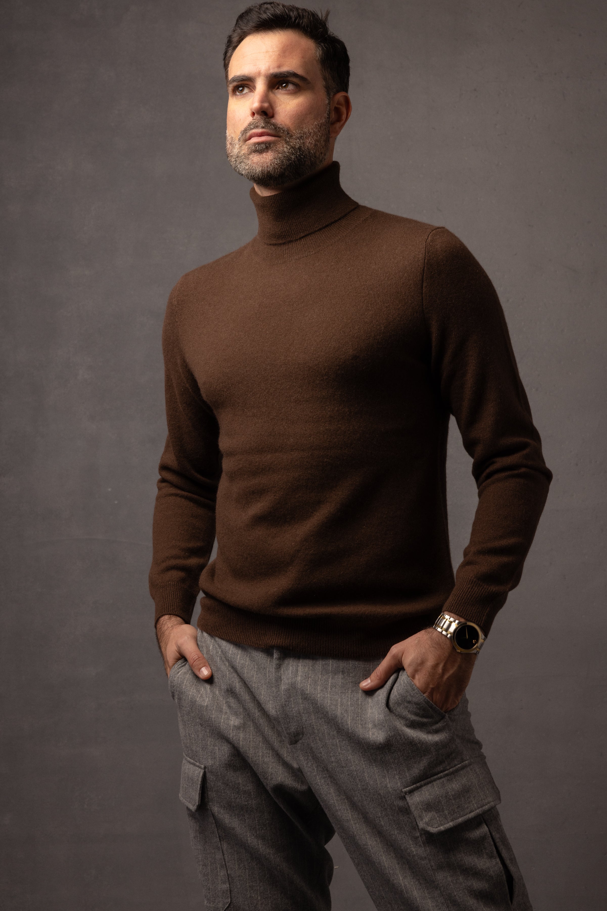 Antonio Men's Cashmere Turtleneck