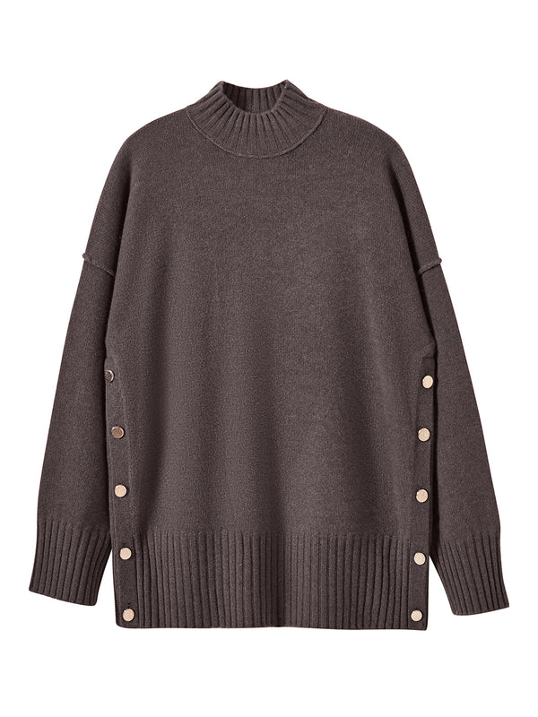 Jaya Oversized Mockneck Cashmere