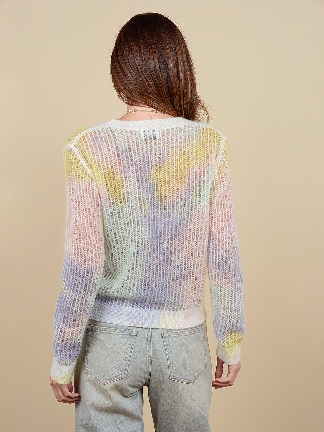 Grassroots California rainbow cardigan sweater L/XL discount