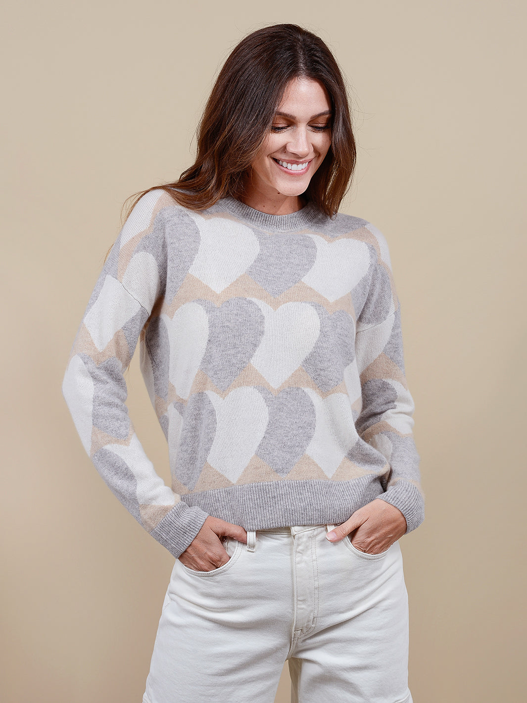 Florenz Heart Cashmere Sweater