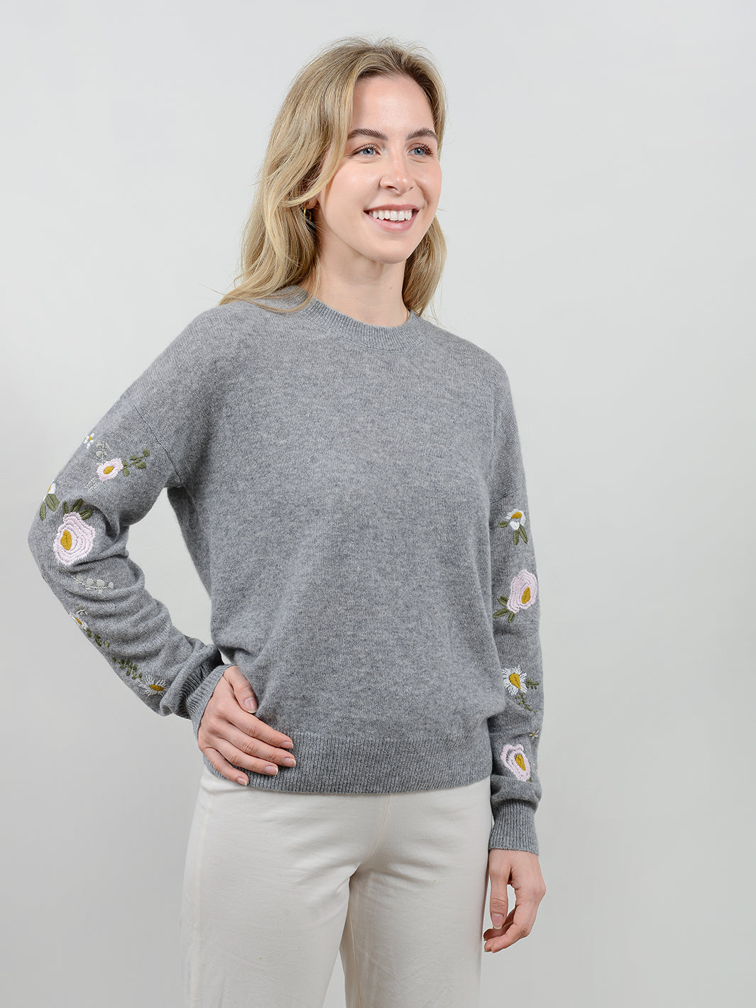 Kara Cashmere Sweater for Women | Straight Fit, 100% Pure Cashmere