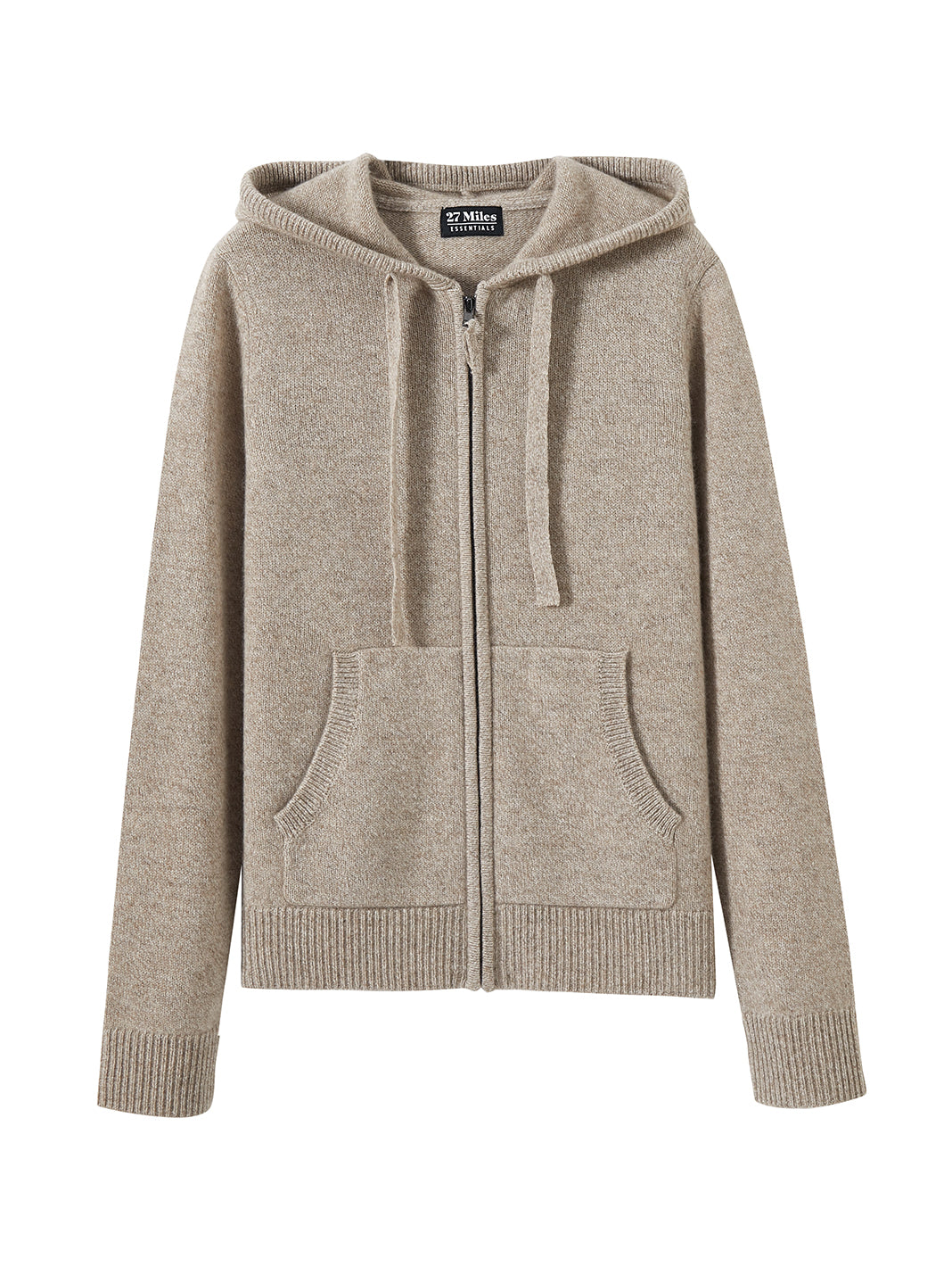 Elora Women's Cashmere Relaxed Fit Zip Hoodie