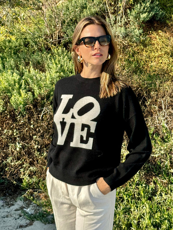 Camryn Love Intarsia Cashmere Pullover