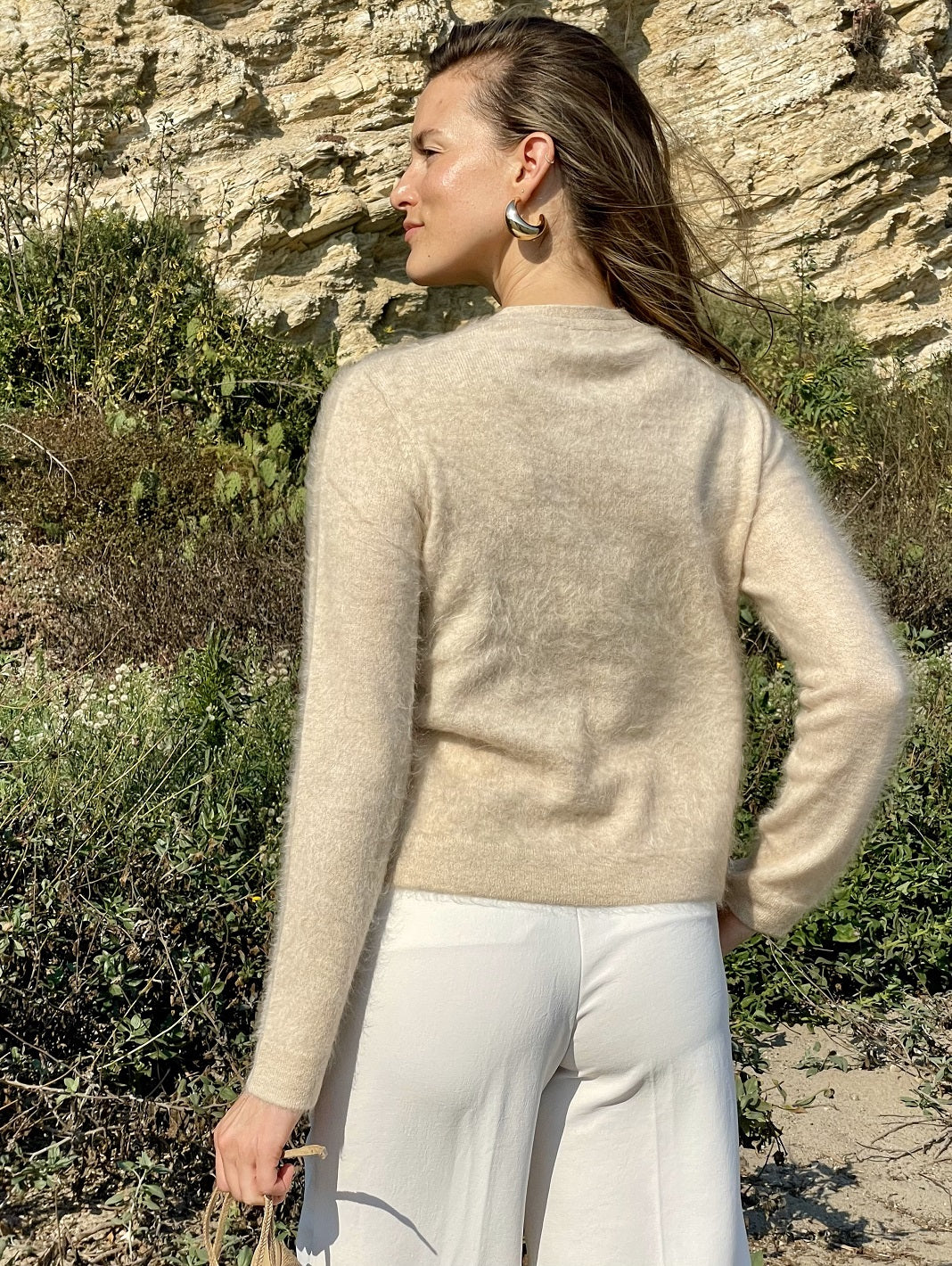 Gwendolyn Brushed Cashmere Lady Cardigan