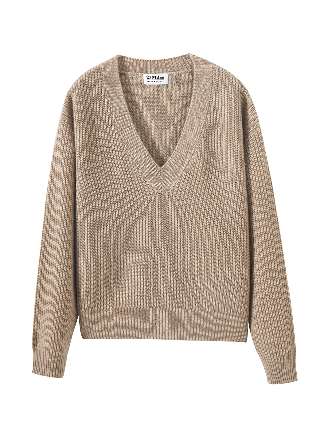 Kylie Women's Cashmere V Neck Pullover Sweater