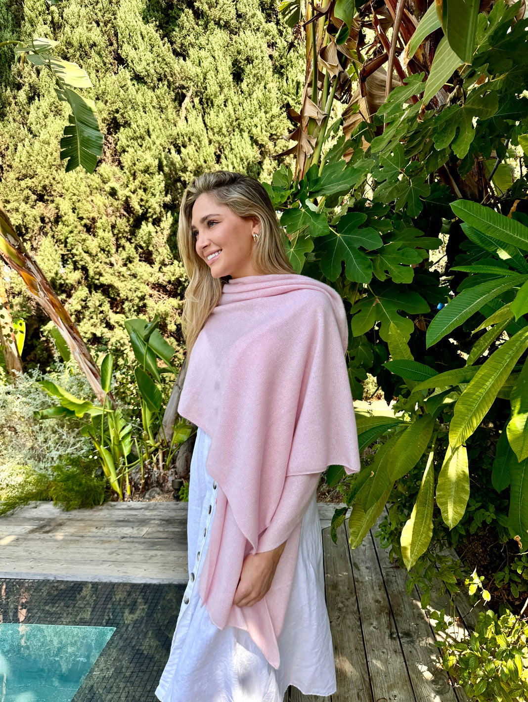 Cashmere Travel Poncho Wrap
