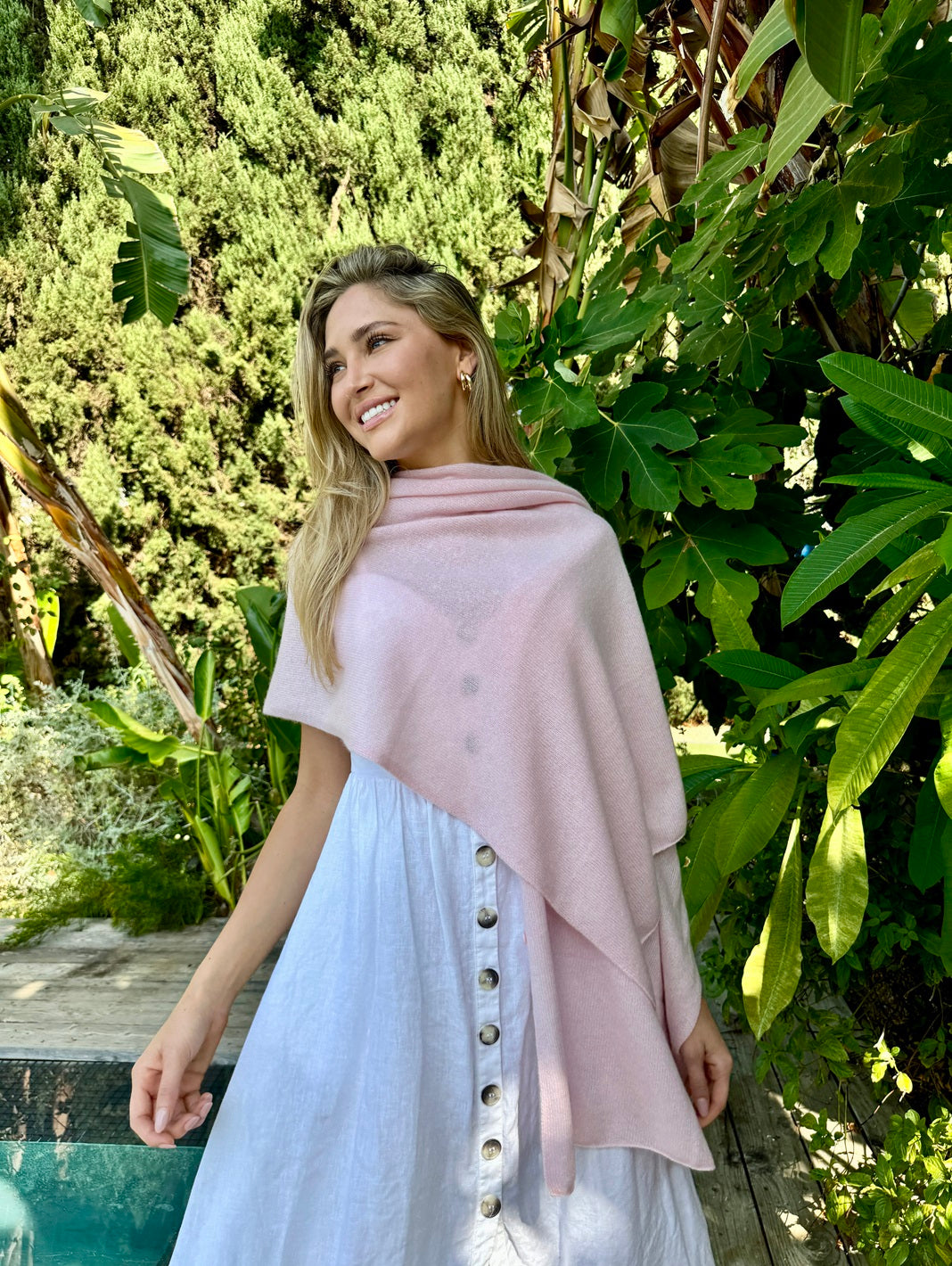 Cashmere Travel Poncho Wrap