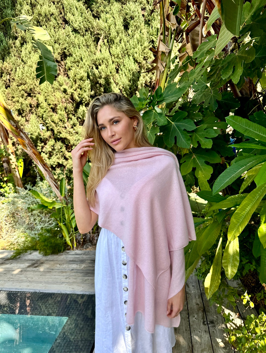Cashmere Travel Poncho Wrap