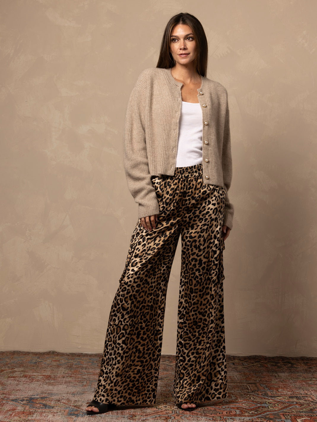 Delma Silk Cargo Pant