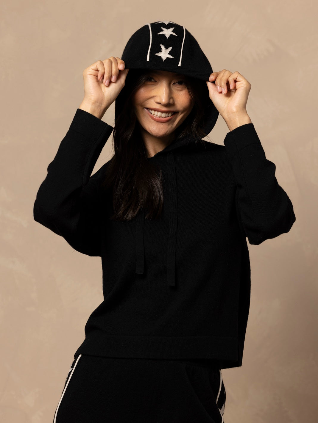 Isolde Cashmere Blend Star Hoodie