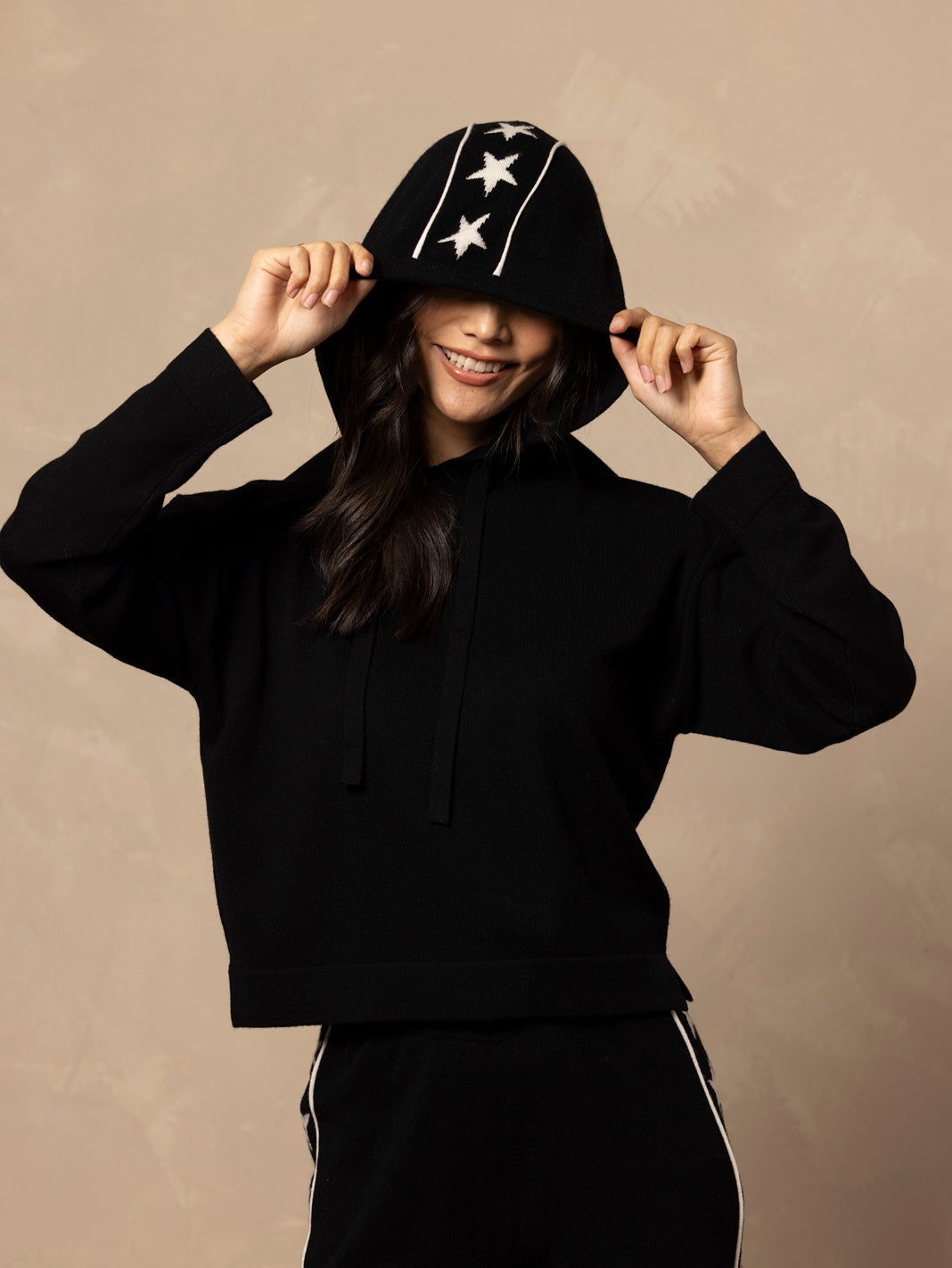 Isolde Cashmere Blend Star Hoodie