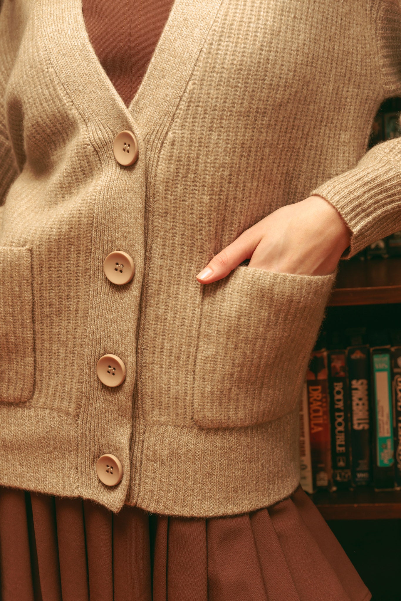 Kamira Cashmere Oversized Cardigan