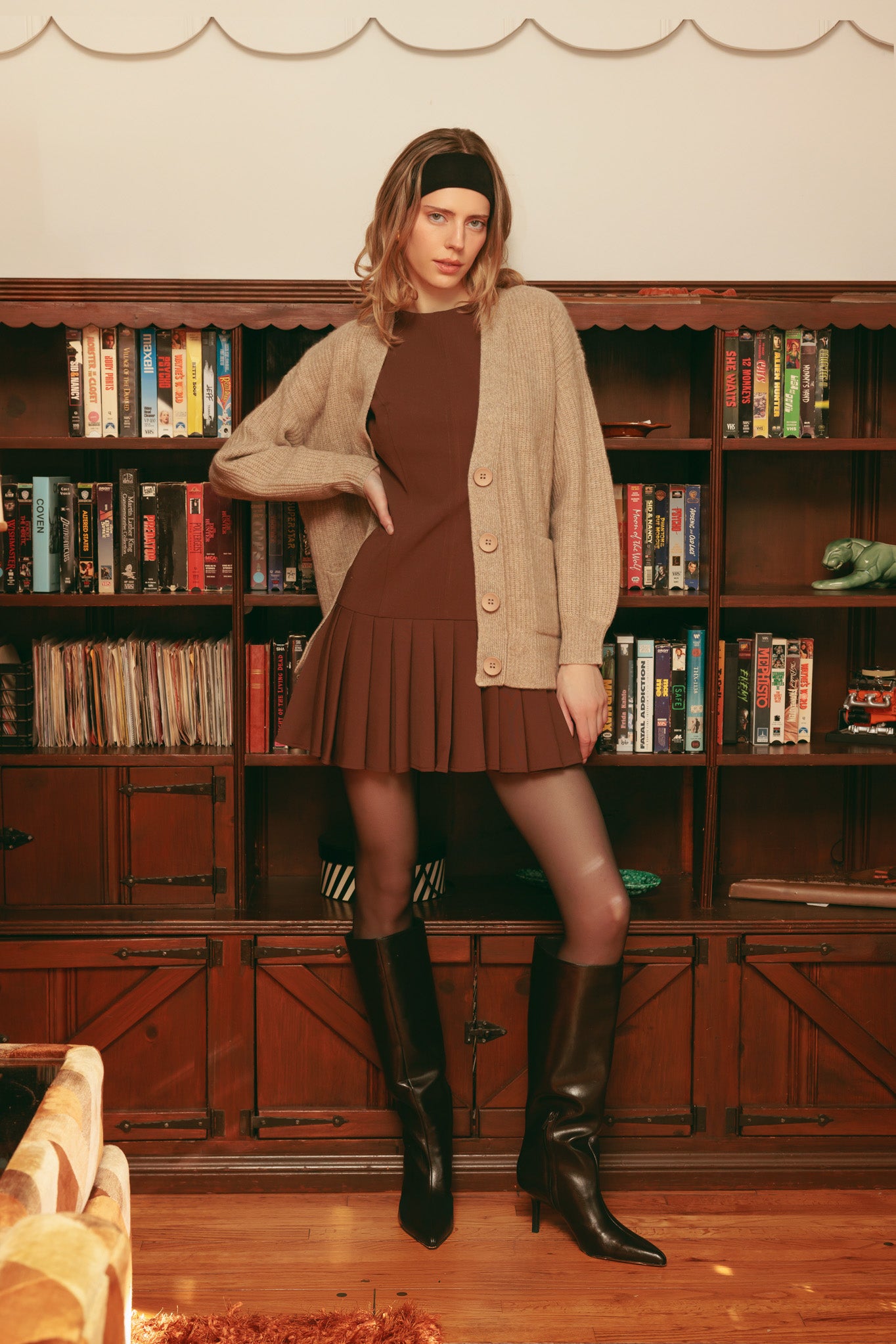 Kamira Cashmere Oversized Cardigan