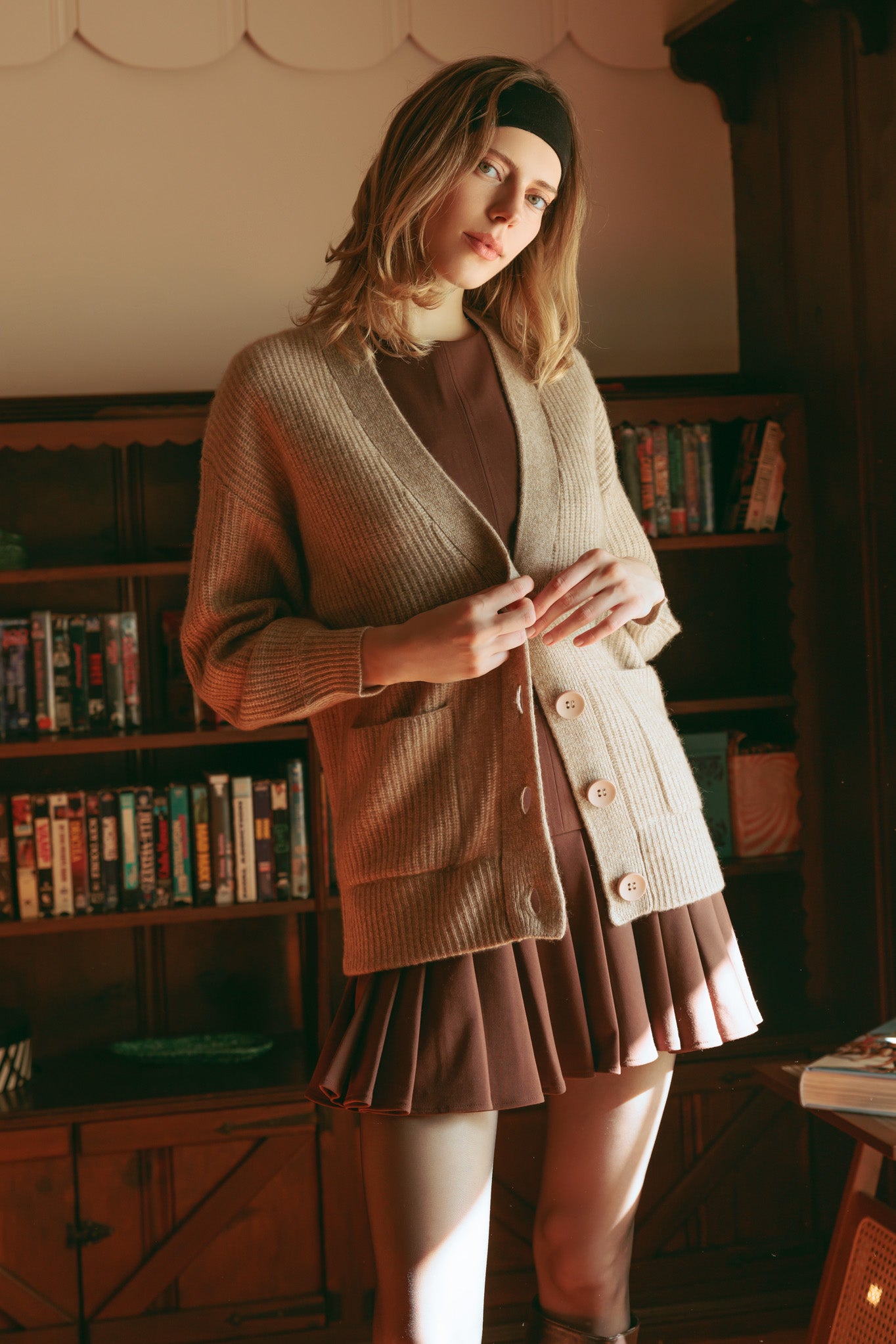 Kamira Cashmere Oversized Cardigan