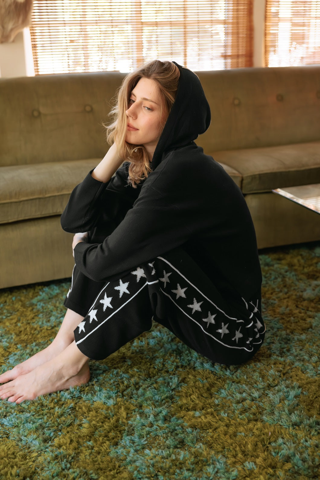 Isolde Cashmere Blend Star Hoodie