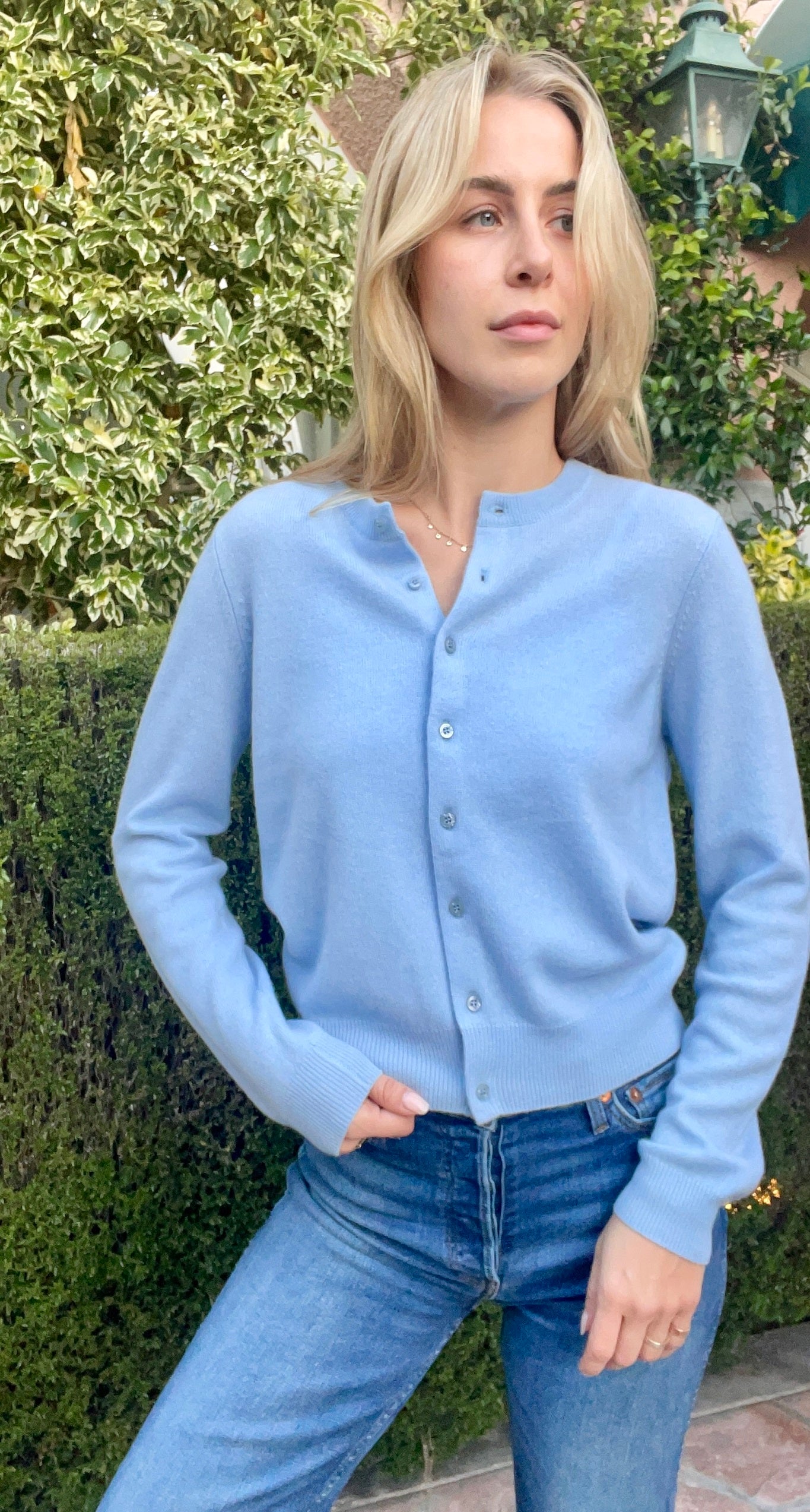 Darlene Classic Cashmere Cardigan