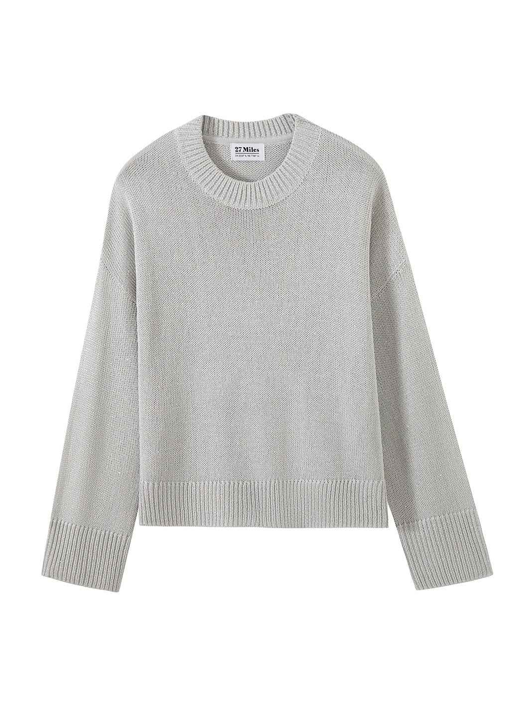 Wynelle Sequin Crewneck Knit Top